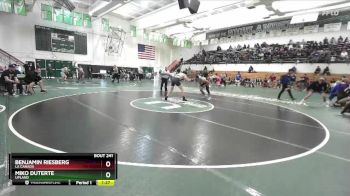 150 lbs Champ. Round 2 - Benjamin Riesberg, La Canada vs Miko Duterte, Upland