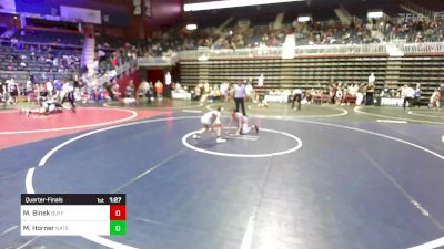 78 lbs Quarterfinal - Mac Binek, Buffalo Outlaws vs Maddox Horner, Natrona Colts