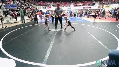 45 lbs Semifinal - Lane Pankaskie, Claremore Wrestling Club vs Oliver Tipton, Miami