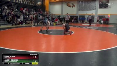 144 lbs Quarterfinal - Evan Pulis, Linn-Mar vs Jaden DeHeus, Xavier, Cedar Rapids