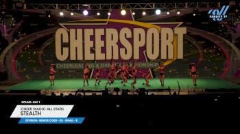 Cheer Magic All Stars - Stealth [2024 L5 Senior Coed - D2 - Small - B Day 1] 2024 CHEERSPORT National All Star Cheerleading Championship