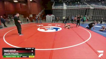67 lbs 3rd Place Match - Bodie Kistler, Sheridan Wrestling Club vs Dracen Pollock, Eastside United Wrestling Club
