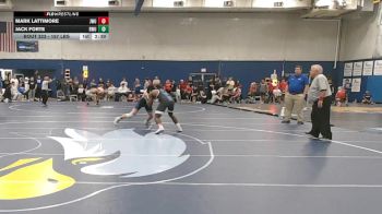157 lbs Consi Of 4 - Mark Lattimore, Johnson & Wales (RI) vs Jack Forte, Roger Williams