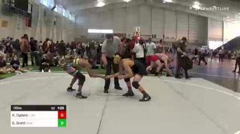 116 lbs Consi Of 4 - Kekoa Ogawa, Lewc/cc vs Ernest Grant, Rebel WC