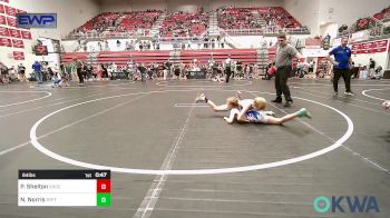 64 lbs Round Of 16 - Piper Shelton, Choctaw Ironman Youth Wrestling vs Nathan Norris, Standfast