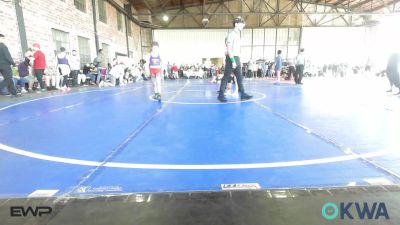 75 lbs Rr Rnd 3 - Gracie Tumleson, Fort Gibson Youth Wrestling vs Marleigh Howell, Viking Wrestling Club