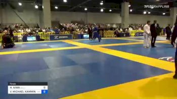 HIRYU NIWA vs VANCE MICHAEL KAMMINGA 2021 American National IBJJF Jiu-Jitsu Championship