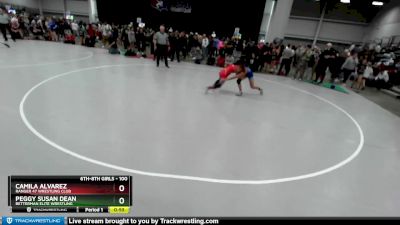 100 lbs Quarterfinal - Peggy Susan Dean, Betterman Elite Wrestling vs Camila Alvarez, Ranger 47 Wrestling Club