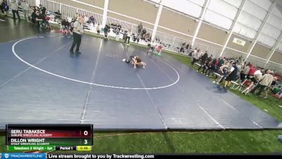 93-101 lbs Cons. Round 2 - Dillon Wright, Stout Wrestling Academy vs Seru Tabakece, Sublime Wrestling Academy