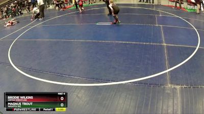 56 lbs Quarterfinal - Brodie Wilkins, Uintah Wrestling vs Magnus Trout, Wasatch WC