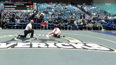 120 lbs Round Of 16 - Logan Dellow, Pomona vs Kacen Jones, Corner Canyon