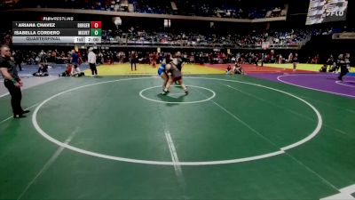 5A 235 lbs Quarterfinal - Ariana Chavez, Borger vs Isabella Cordero, Mission Veterans Memorial