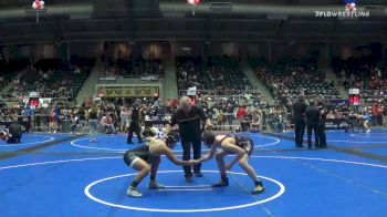 135 lbs Consolation - Jason Osgood, Blackwell WC vs Abe Flores, Keystone Kids Wrestling