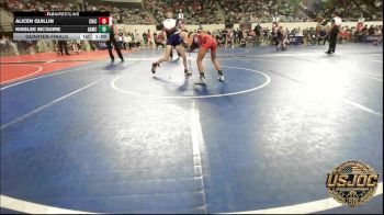 73 lbs Quarterfinal - Alicen Quillin, Chickasha Youth Wrestling vs Kinslee McGuire, ALL AMERICAN WRESTLING CLUB