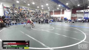 150 lbs Champ. Round 2 - Andreas Romero, Barstow vs Christian Stoeber, Fountain Valley