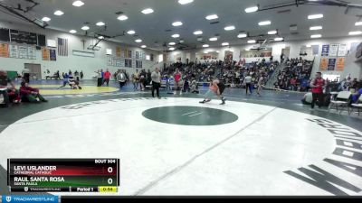 165 lbs Cons. Round 2 - Raul Santa Rosa, Santa Paula vs Levi Uslander, Cathedral Catholic