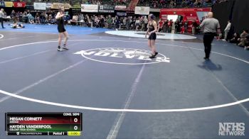 107G Cons. Semi - MEGAN CORNETT, Kodiak vs Hayden VanderPool, Colony High School