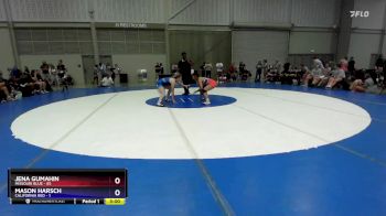 130 lbs Semis & 3rd Wb (16 Team) - Jena Gumahin, Missouri Blue vs Mason Harsch, California Red