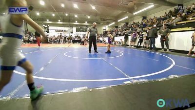 55 lbs Quarterfinal - Luke Sandlin, Vian Wrestling Club vs Kade Whitenack, Tiger Trained Wrestling