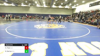 157 lbs Round Of 16 - Kaleb Pool, Southern Maine vs Ben Bariso, Roger Williams