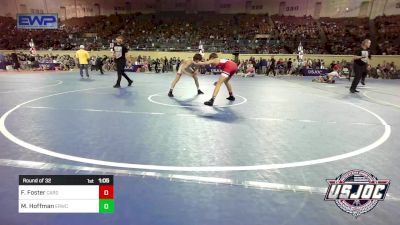 106 lbs Round Of 32 - Fox Foster, Cardinal Wrestling Club vs Mason Hoffman, El Reno Wrestling Club