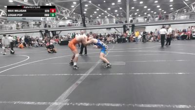 165 lbs Round 4 (6 Team) - Max Milligan, East Coast Time Out vs Logan Pop, Savage WA Boogiemen