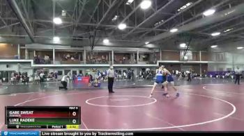 149 lbs Cons. Round 2 - Gabe Sweat, Dubuque vs Luke Radeke, Dubuque