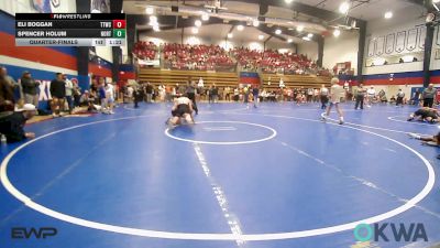 155 lbs Quarterfinal - Eli Boggan, Team Tulsa Wrestling Club vs Spencer Holum, Northwast Take Down Club
