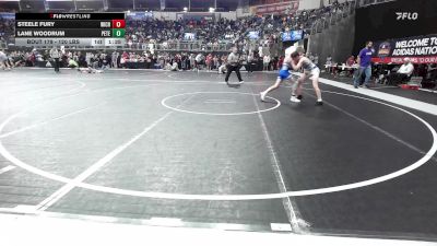 120 lbs Rr Rnd 3 - Steele Fury, Wichita Wrestling Club vs Lane Woodrum, Petersburg Porta Bluejays