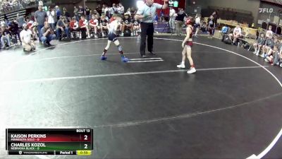 50 lbs Round 5 (6 Team) - Kaison Perkins, Minnesota Gold vs Charles Kozol, Nebraska Black