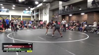 155 lbs Round 4 (16 Team) - Avani Zephier Wilke, Hastings Wrestling Academy vs Ajaah Cox, Sebolt Women Wrestling Academy