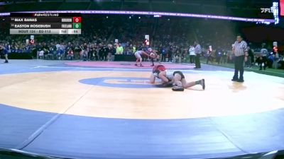 D2-113 lbs Cons. Round 1 - Max Banas, New Boston Huron vs Easton Rosebush, Freeland