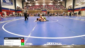 140 lbs Consolation - Cason Charlton, Broken Arrow Wrestling Club vs Jacob Nicholls, HURRICANE WRESTLING ACADEMY