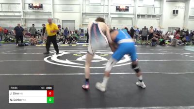 O-145 lbs Final - Jacob Sinn, MO vs Nick Garber, PA