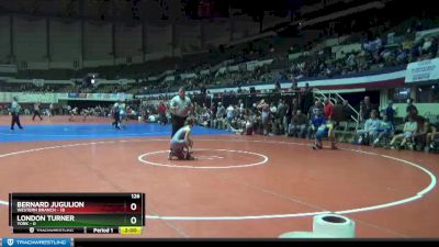 126 lbs Placement (4 Team) - London Turner, York vs Bernard Jugulion, Western Branch