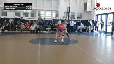 133 lbs Consi Of 8 #1 - Diego Stropko, Unrostered vs Aiden Beimel, Clarion
