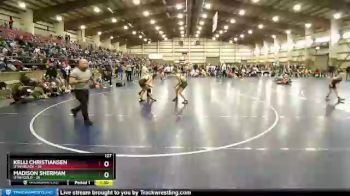 127 lbs Round 3 (6 Team) - Madison Sherman, Utah Gold vs Kelli Christiansen, Utah Black