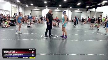 125 lbs Round 7 (8 Team) - Olivia Boyle, MGW Slaying Sirens vs Julianna Hernandez, U2 Women Of The Uprising