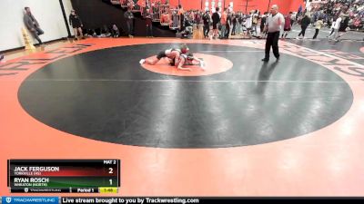 132 lbs Champ. Round 1 - Ryan Rosch, Wheaton (NORTH) vs Jack Ferguson, YORKVILLE (HS)