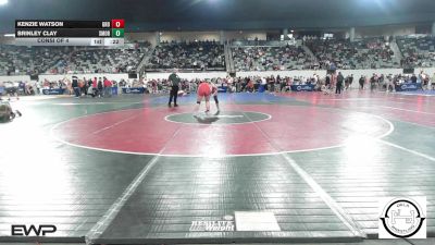 150 lbs Consi Of 4 - Kenzie Watson, Grove vs Brinley Clay, Southmoore SaberCats Wrestling
