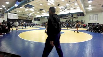 135 lbs Quarterfinal - Elijah Cortez, Gilroy vs Damian Alvarez, Selma