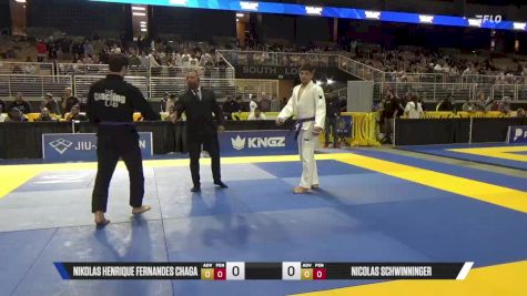 Nicolas Schwinninger vs Nikolas Henrique Fernandes Chaga 2025 Pan Jiu Jitsu IBJJF Championship