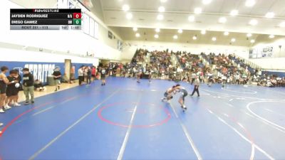 113 lbs Quarterfinal - Diego Gamez, Dethrone WC vs Jayden Rodriguez, N/A