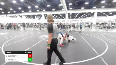 144 lbs Consi Of 16 #2 - Caleb Gustafson, Top Rank vs Jaxson Young, No Team