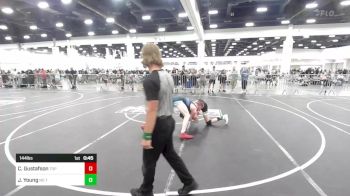144 lbs Consi Of 16 #2 - Caleb Gustafson, Top Rank vs Jaxson Young, No Team