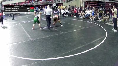 140 lbs Cons. Round 2 - Mikey Strong, Impact Wrestling Club vs Rorric Barnes, Westside Wrestling Club