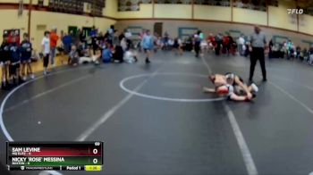 60 lbs Round 7 (10 Team) - Sam Levine, MQ Elite vs Nicky `Rose` Messina, Buxton