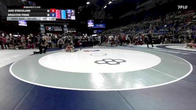 100 lbs Cons. Rd Of 64 - Jake Strickland, SC vs Brighton Prine, GA