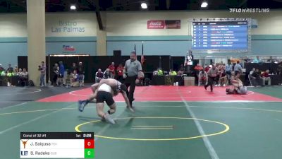 157 lbs Consi Of 32 #1 - Jack Saigusa, Texas vs Brock Radeke, Dubuque WC