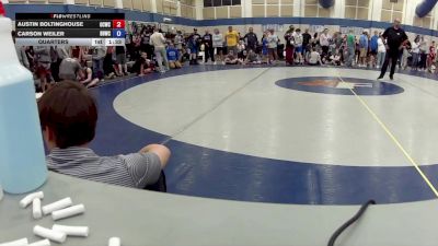 16U Boys FS - 113 lbs Quarters - Austin Boltinghouse, Owen County Wrestling Club vs Carson Weiler, Batesville Bulldog Wrestling Club